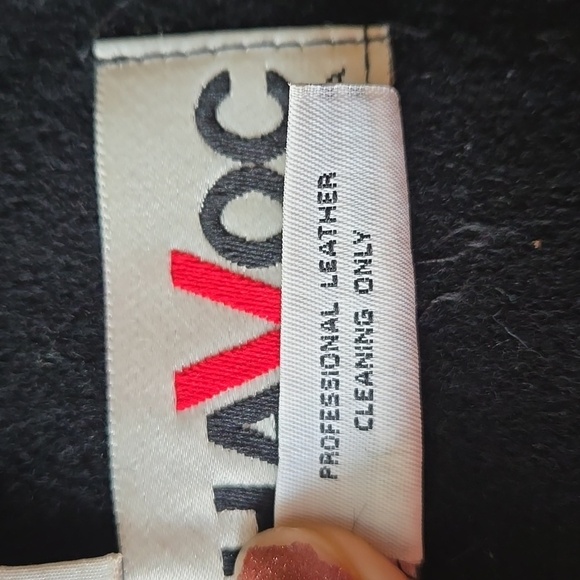 Vintage Havoc Wool and Faux Leather Blend Double Breasted Trench Coat - Picture 10 of 11